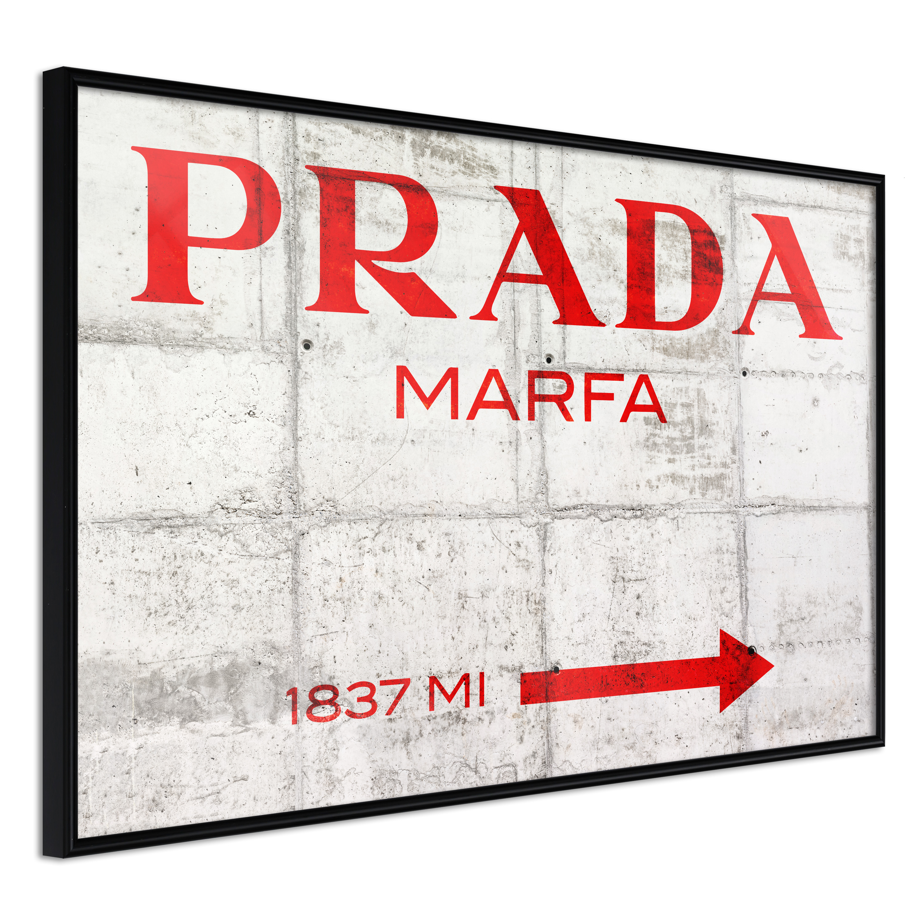 Poster - Prada (Red) - 30x20