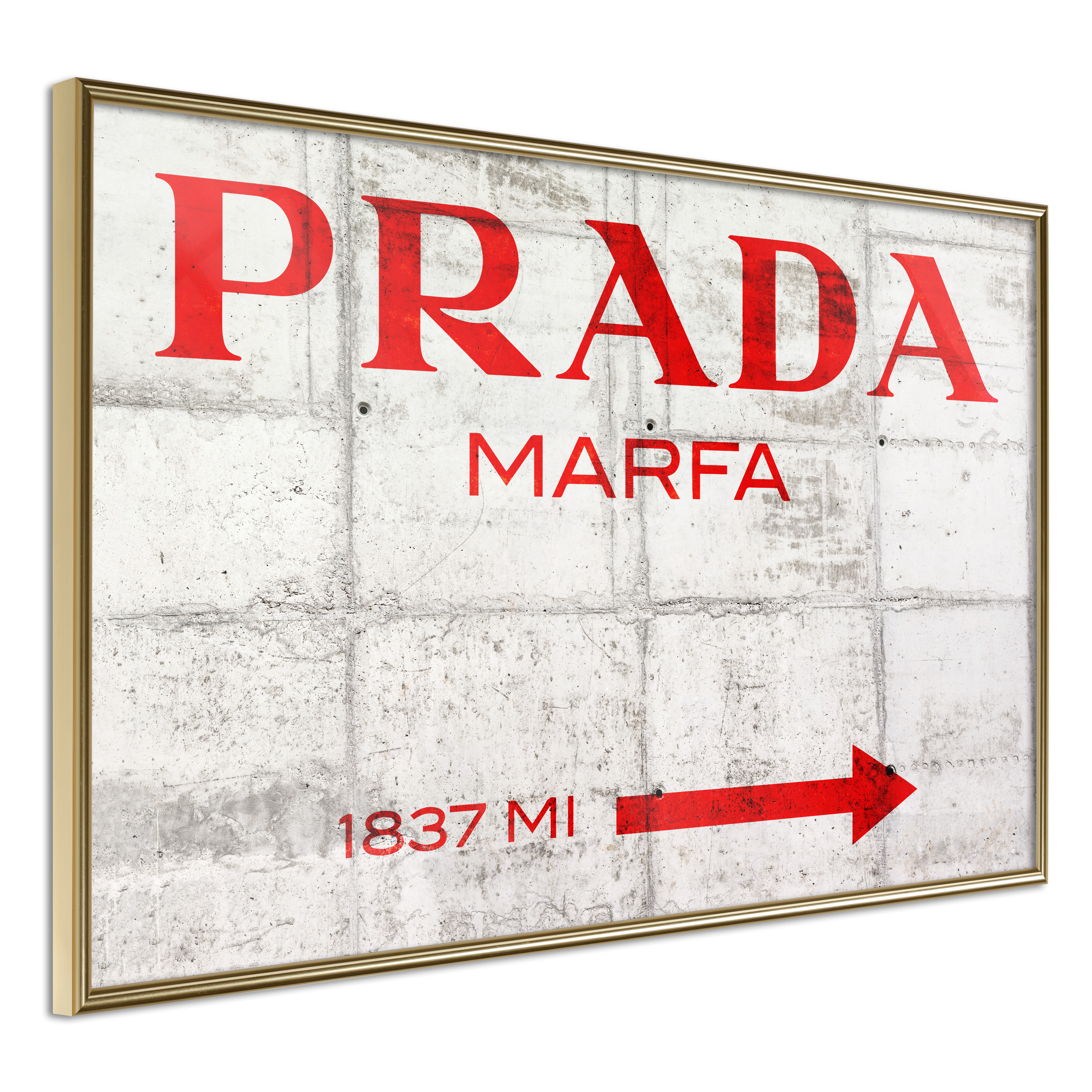 Poster - Prada (Red) - 30x20