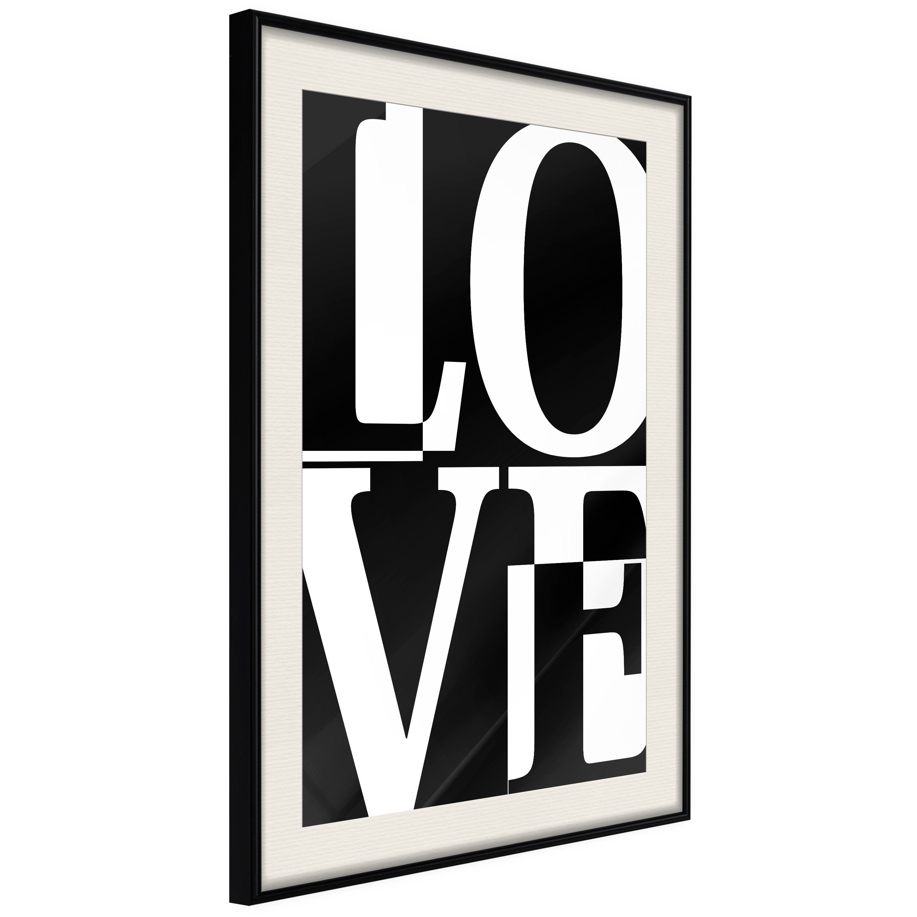 Poster - Love Chessboard - 40x60
