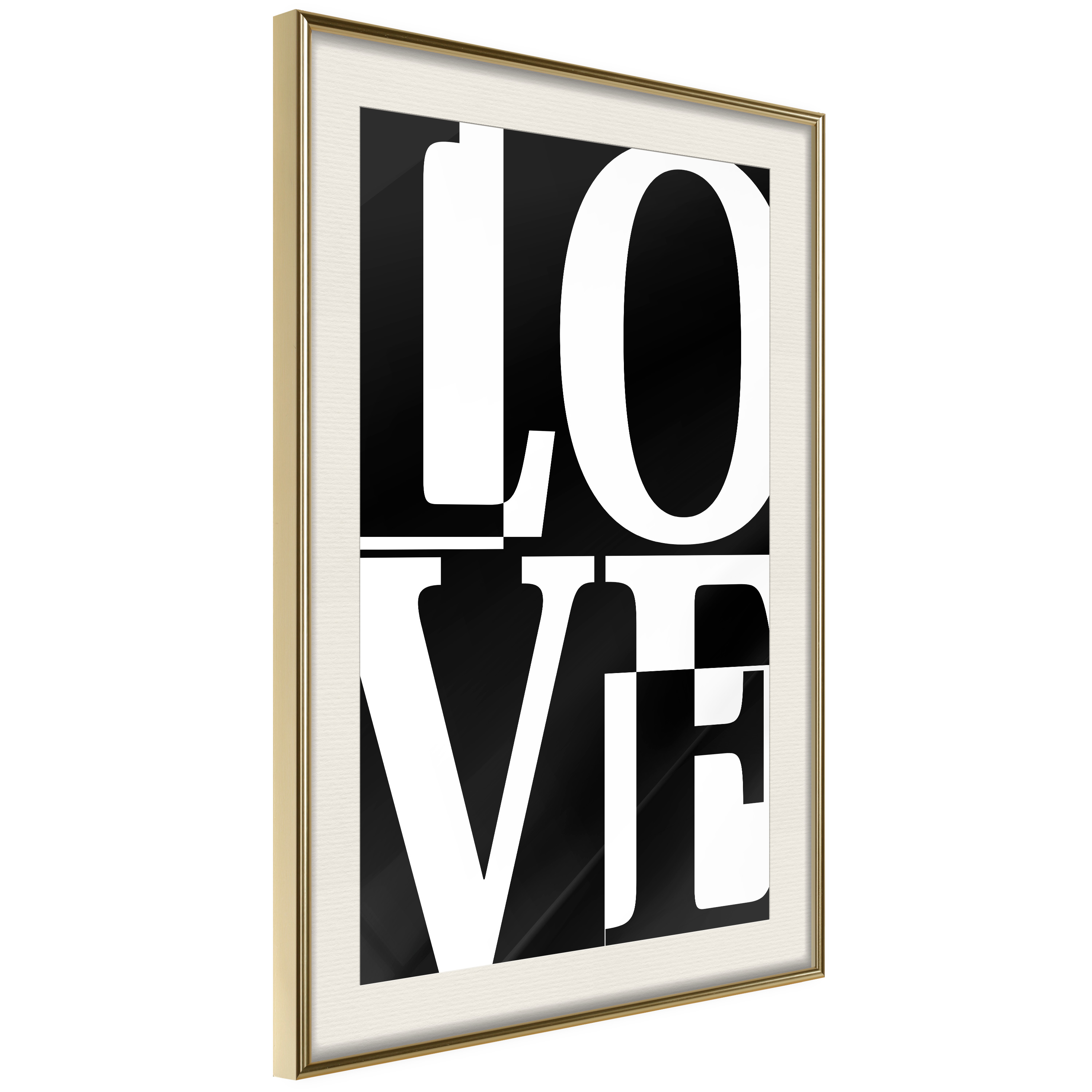 Poster - Love Chessboard - 40x60