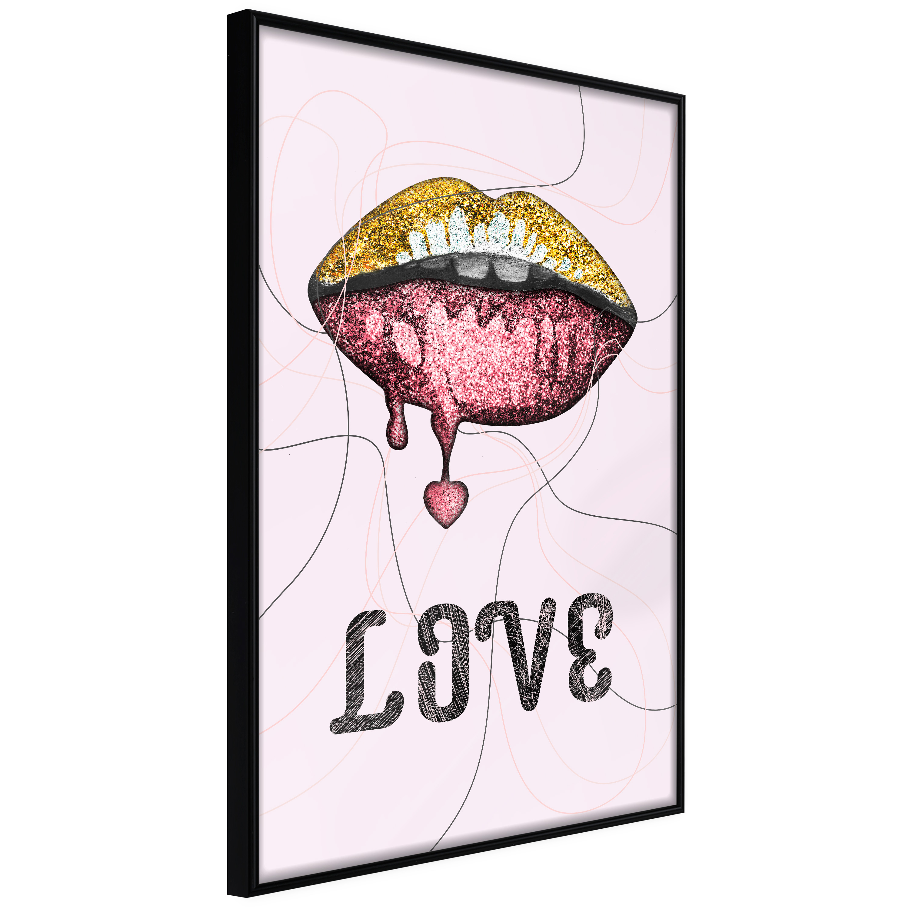 Poster - Lip Gloss and Love - 20x30