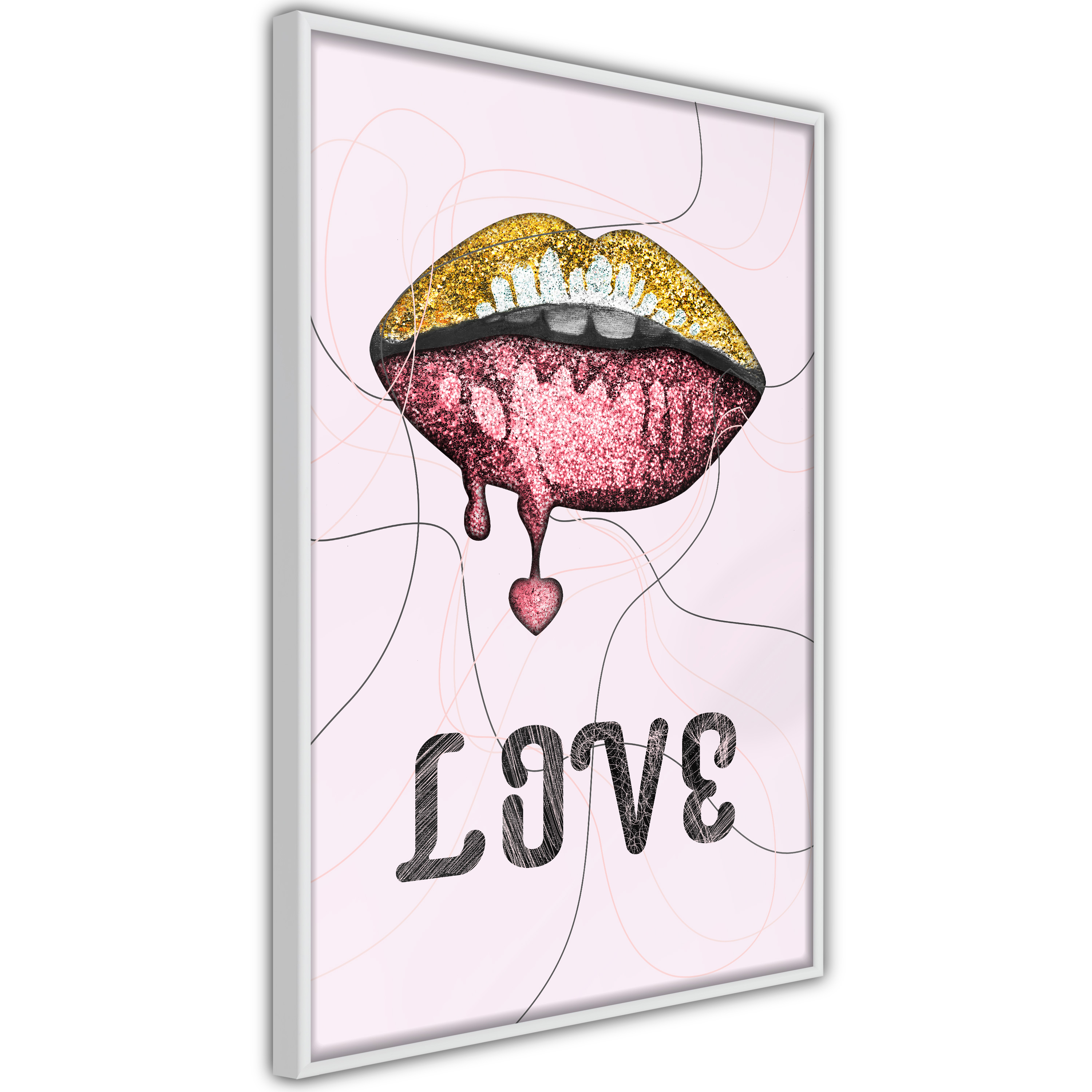 Poster - Lip Gloss and Love - 30x45