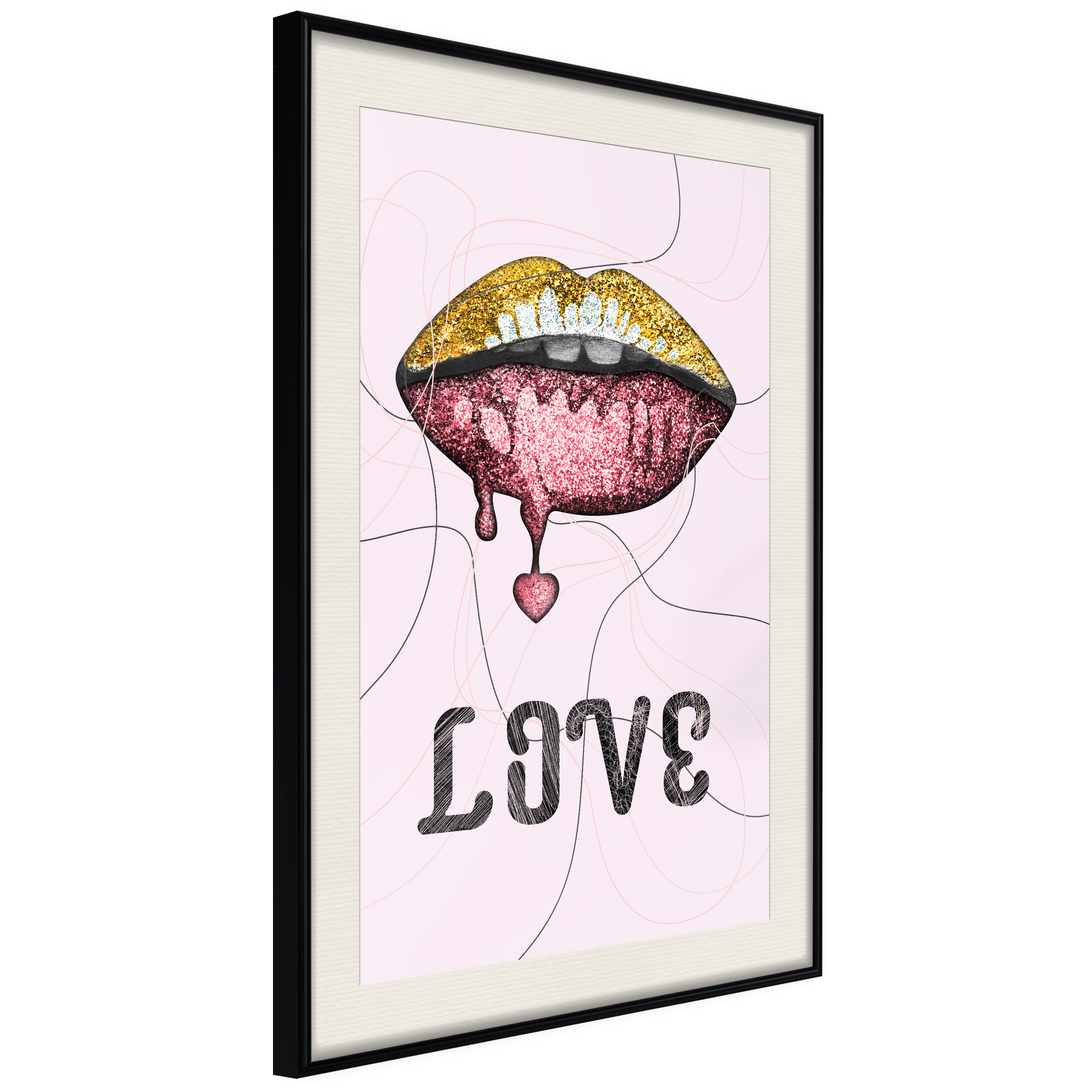 Poster - Lip Gloss and Love - 40x60