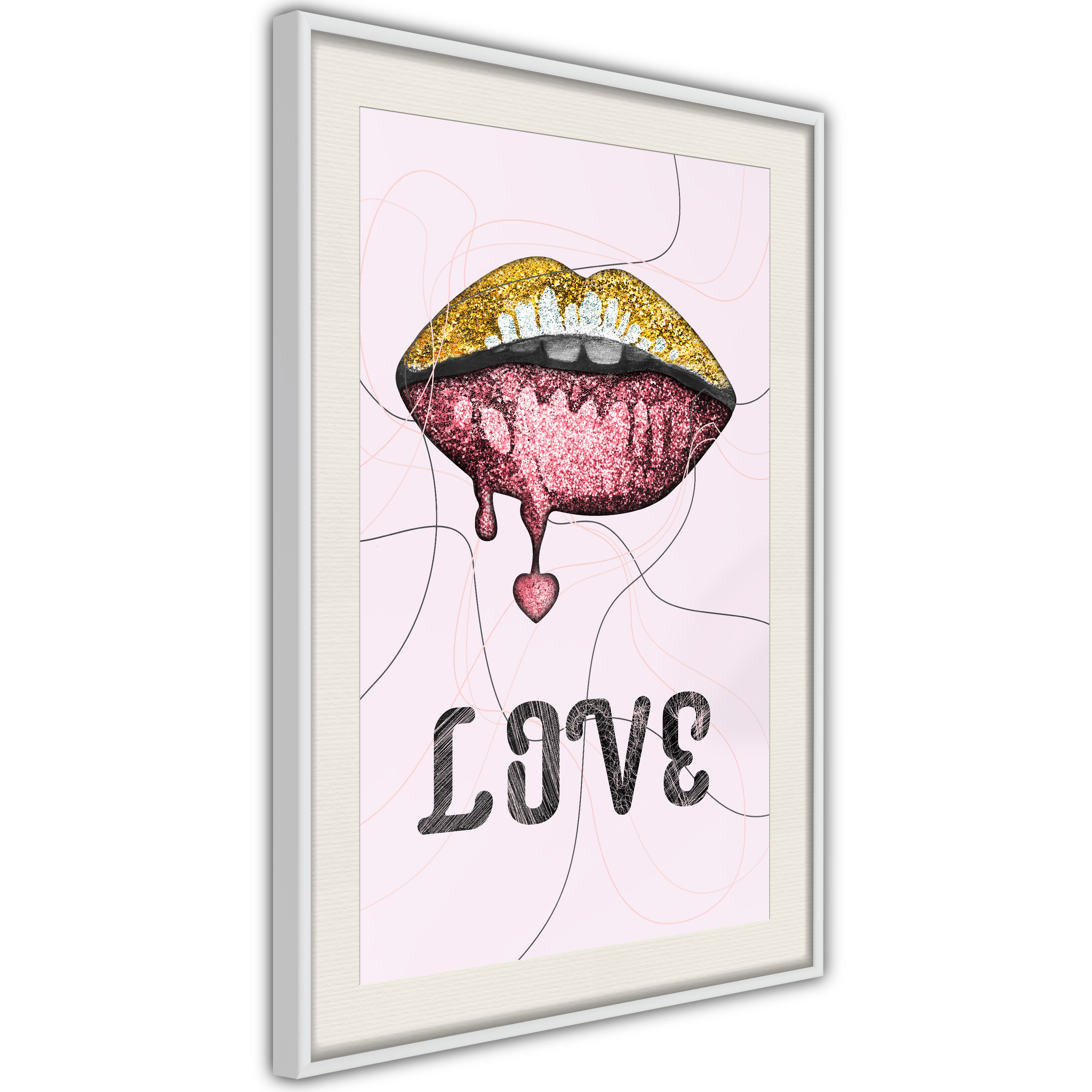 Poster - Lip Gloss and Love - 40x60