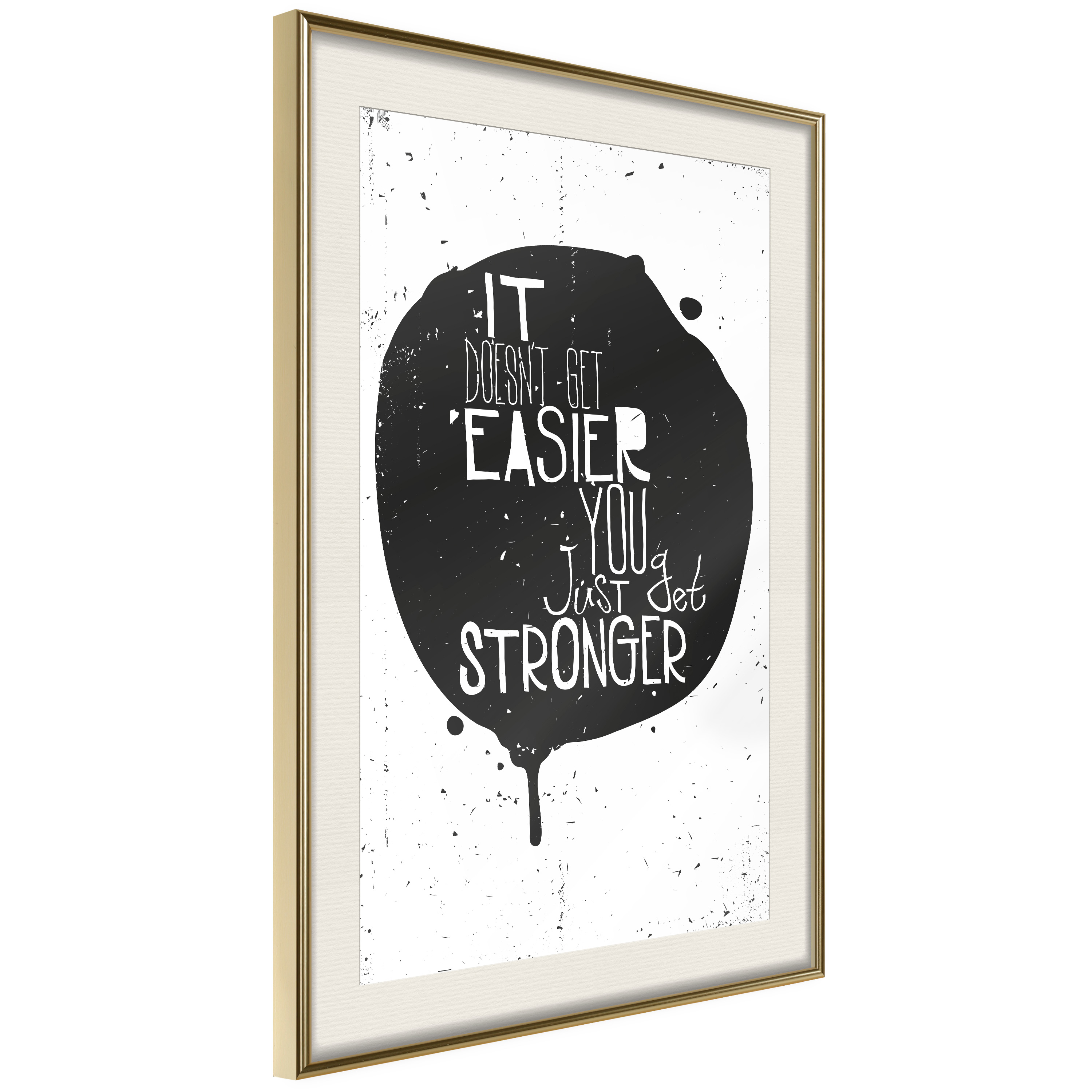 Poster - It Doesn't Get Easier - 20x30