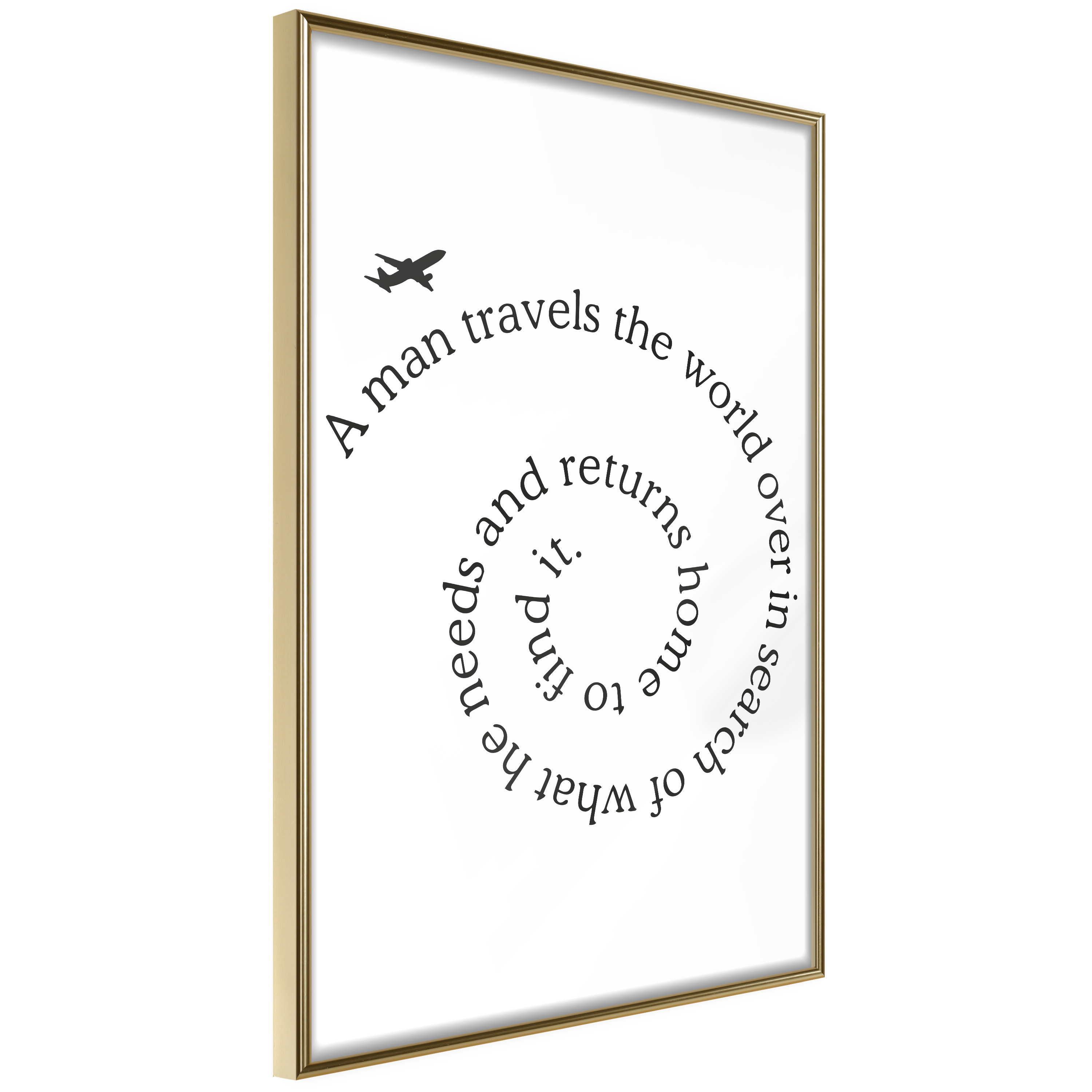Poster - Travel Broadens the Mind - 40x60
