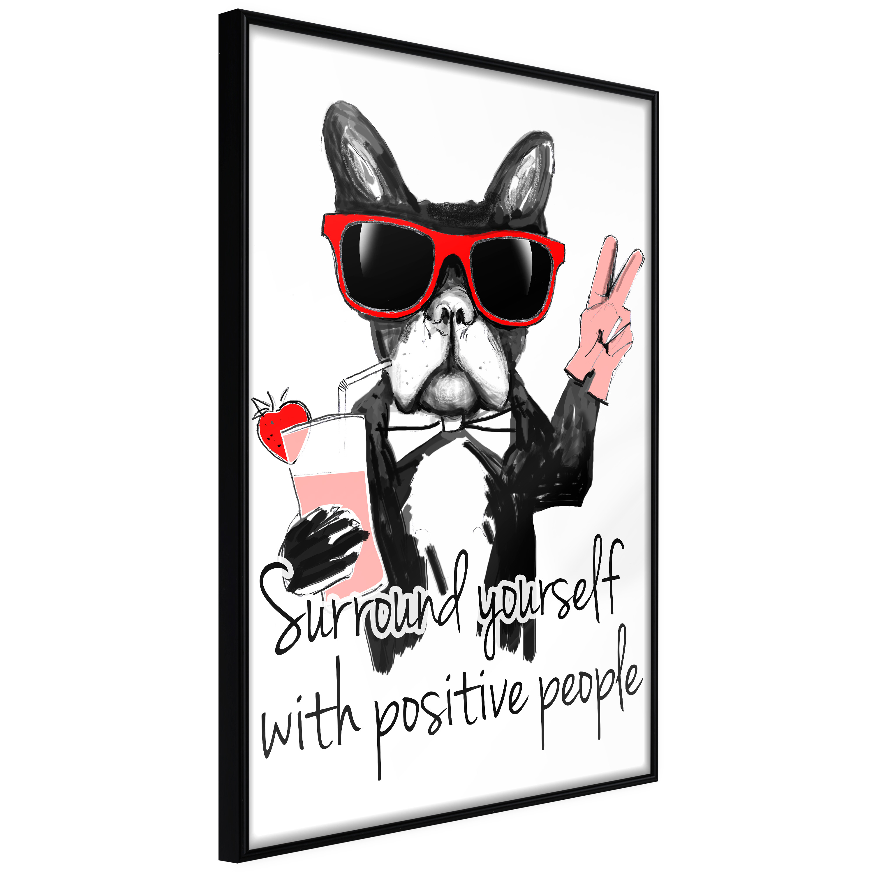 Poster - Positive Bulldog - 20x30