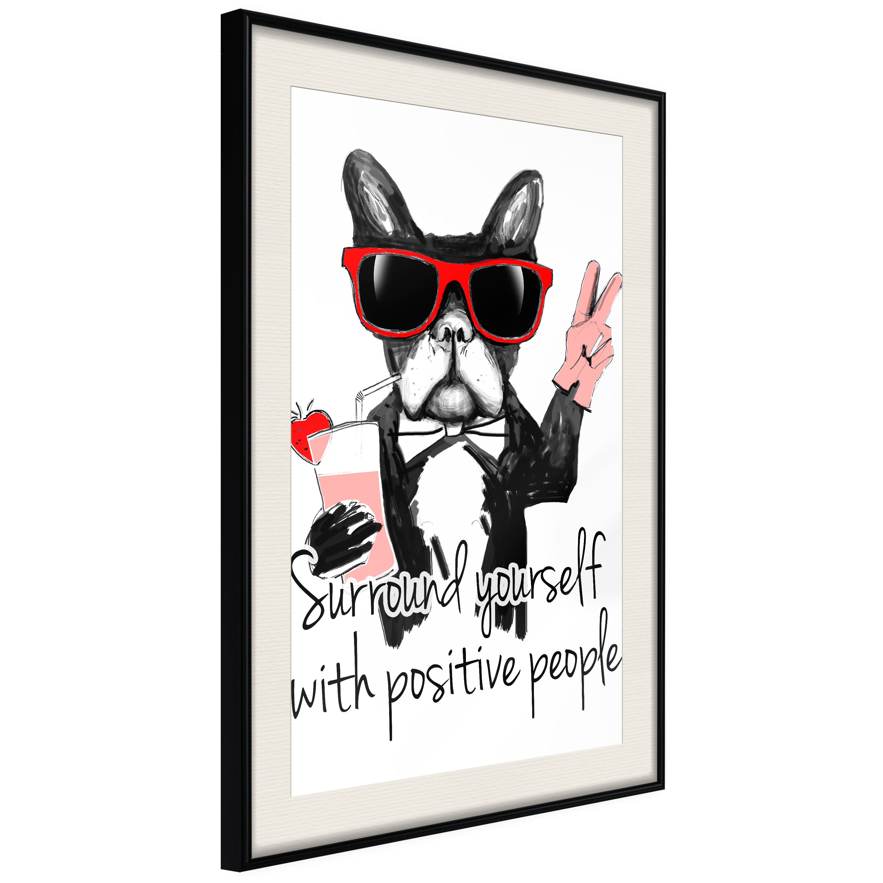 Poster - Positive Bulldog - 30x45