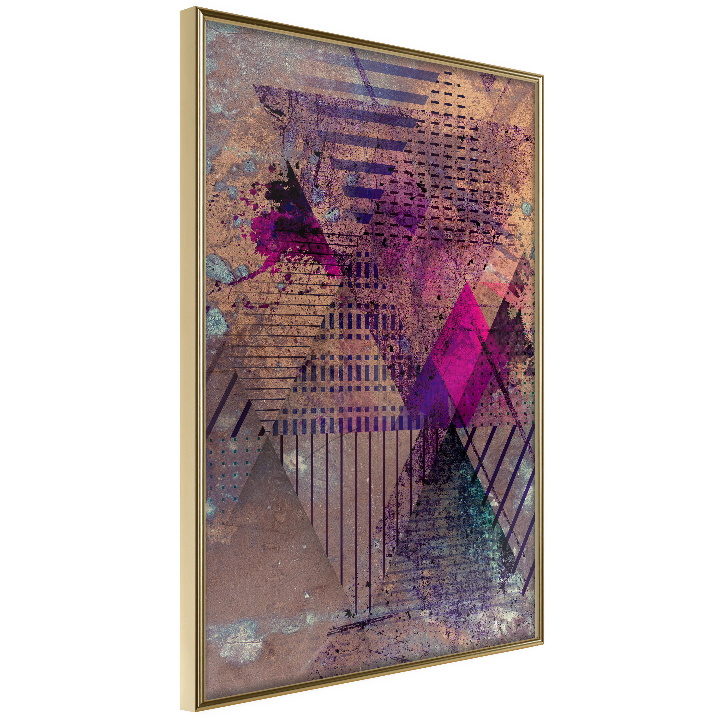 Poster - Pink Patchwork I - 40x60
