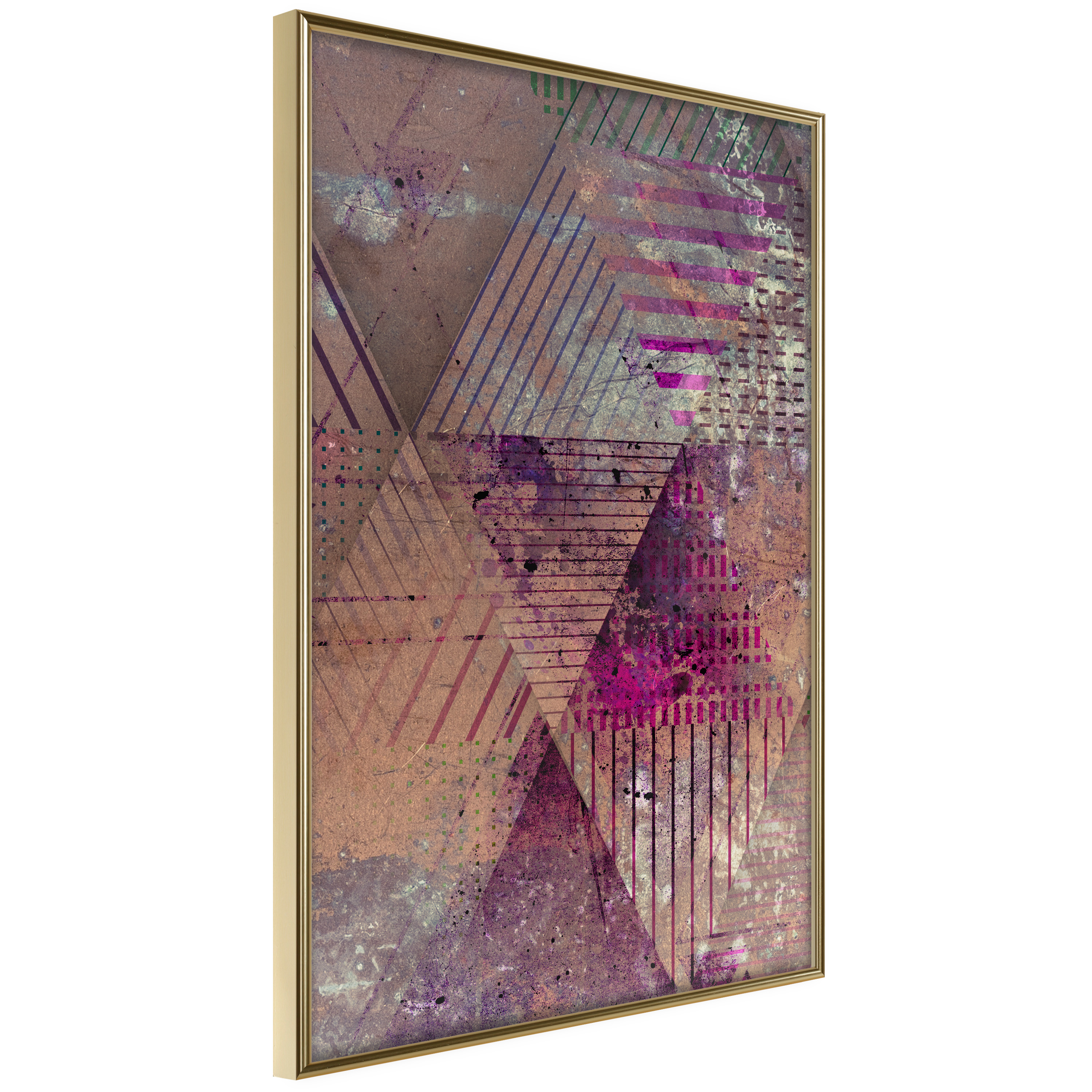 Poster - Pink Patchwork II - 30x45