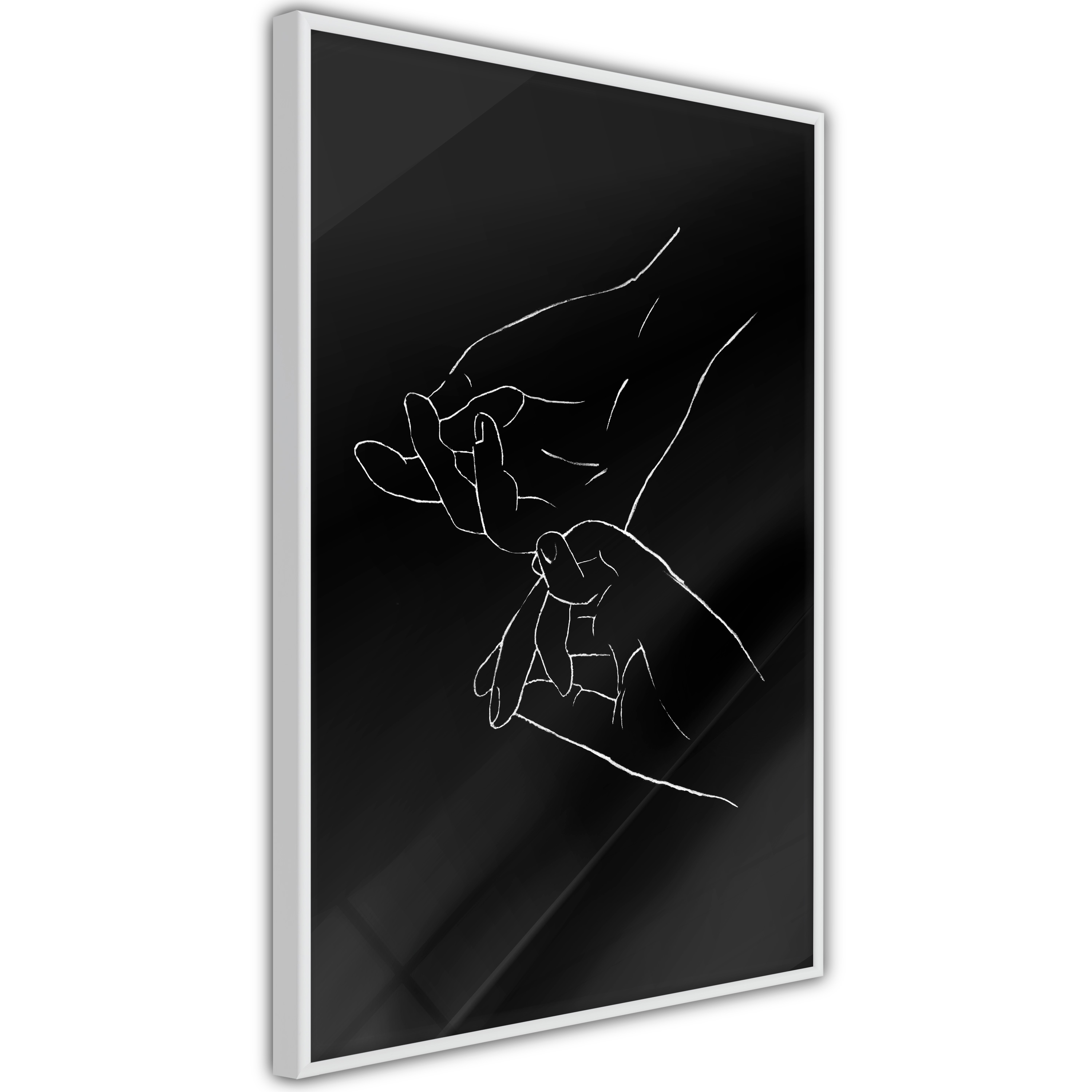 Poster - Joined Hands (Black) - 20x30