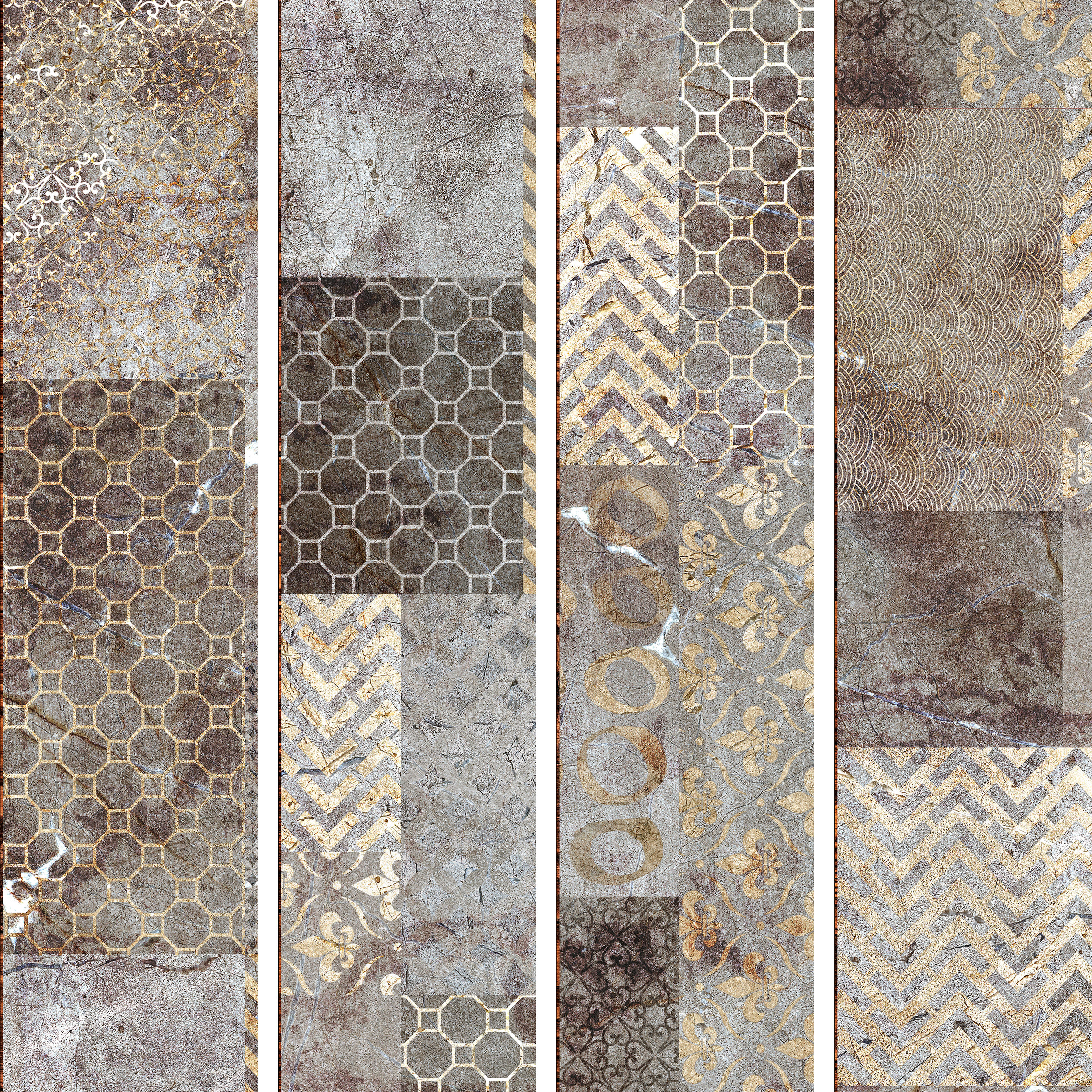 PURO Wallpaper 3D Peel and Stick SelfAdhesive Wall Mural Concrete fC