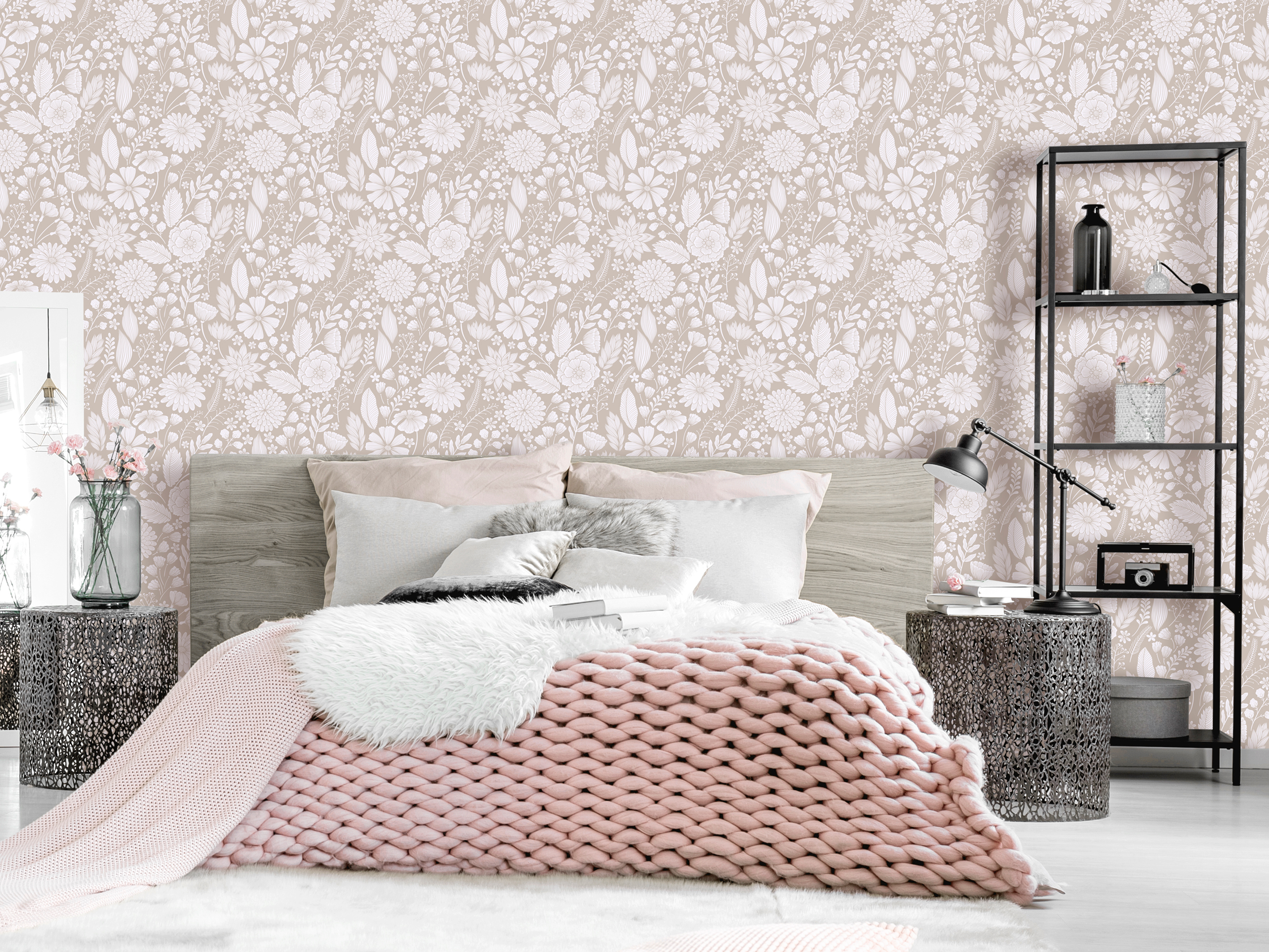 Carta Da Parati Tnt Auto Adesiva Moderna Decorazione Fiori F C 0256 J A Ebay